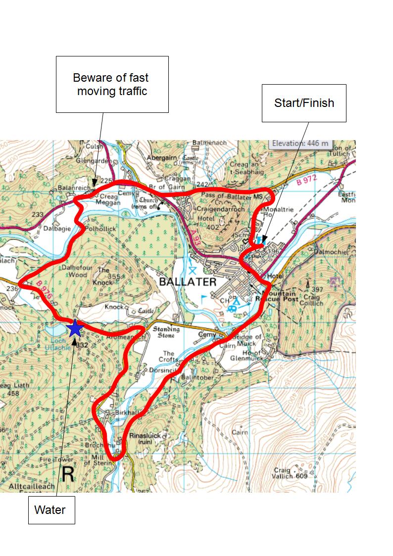 Ballater Map